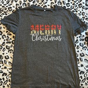 Cheetah Christmas Tee